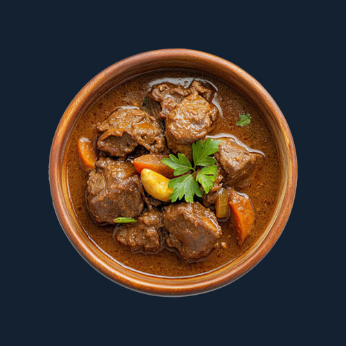 Turkish meat stew with aromatic spices
